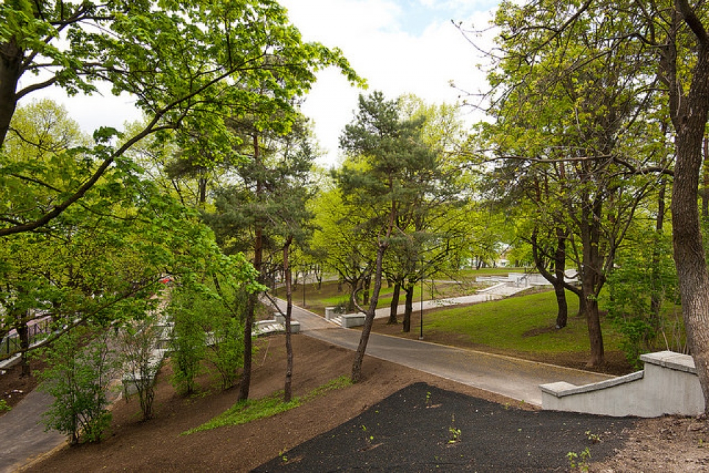 No jūnija būs pieejami atjaunotie Grīziņkalna parks, Ziedoņdārzs un Miera dārzs
