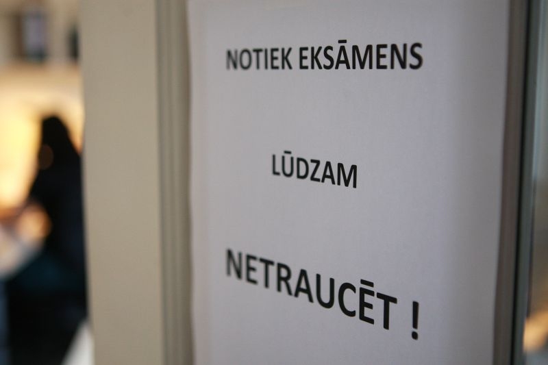 Klāt eksāmenu laiks