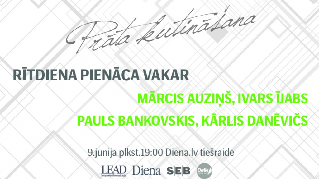 TIEŠRAIDE: Prāta kutināšanas diskusija Rītdiena pienāca vakar