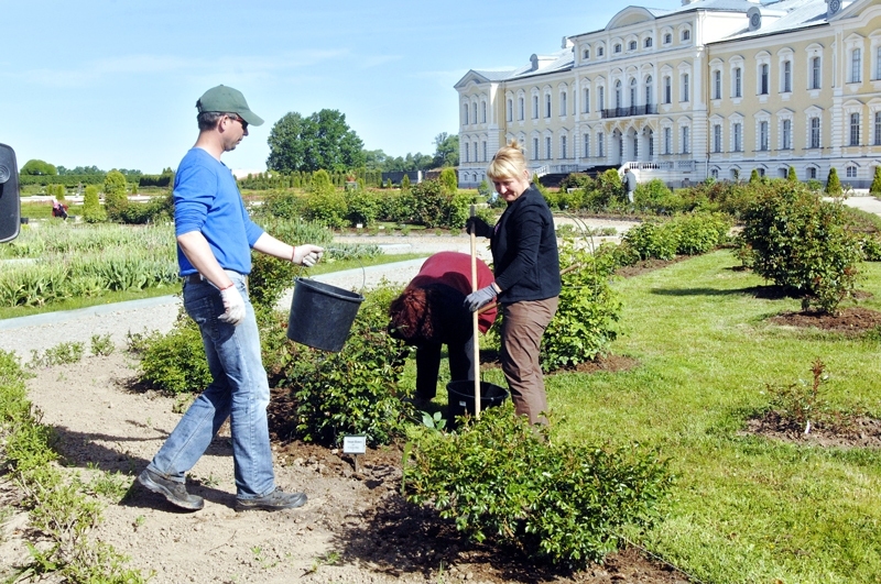 Rundāles pilī aktīvi gatavojas Dārza svētkiem