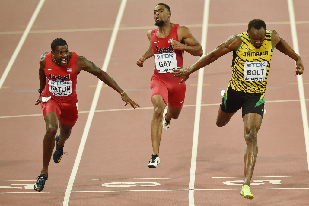 Bolts aizstāv pasaules čempiona titulu 100 metru sprintā