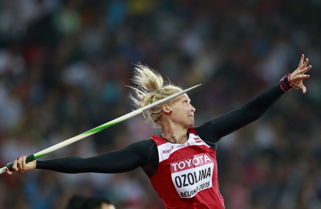 FOTO: Šķēpmetēja Ozoliņa-Kovala izcīna septīto vietu pasaules čempionātā
