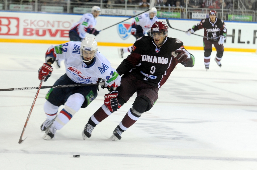 Rīgas Dinamo uzņem spēcīgo Magņitogorskas Metallurg vienību