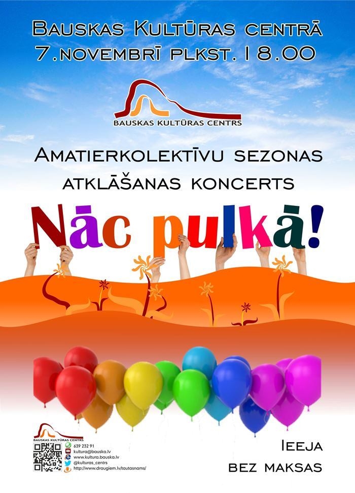 Amatierkolektīvu sezonas atklāšana Bauskā