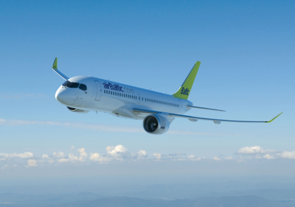Jaunās Bombardier lidmašīnas airBaltic saņems nākamā gada septembrī