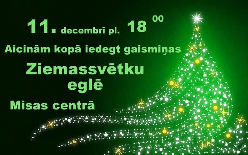 Misas centra egles iedegšana