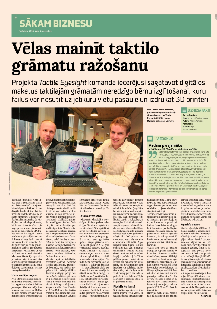 Līdzās startup un dzīvesstila uzņēmumi