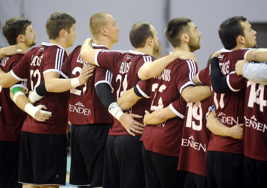 Latvijas handbola izlase PČ kvalifikācijas "play-off" kārtā tiksies ar Baltkrieviju