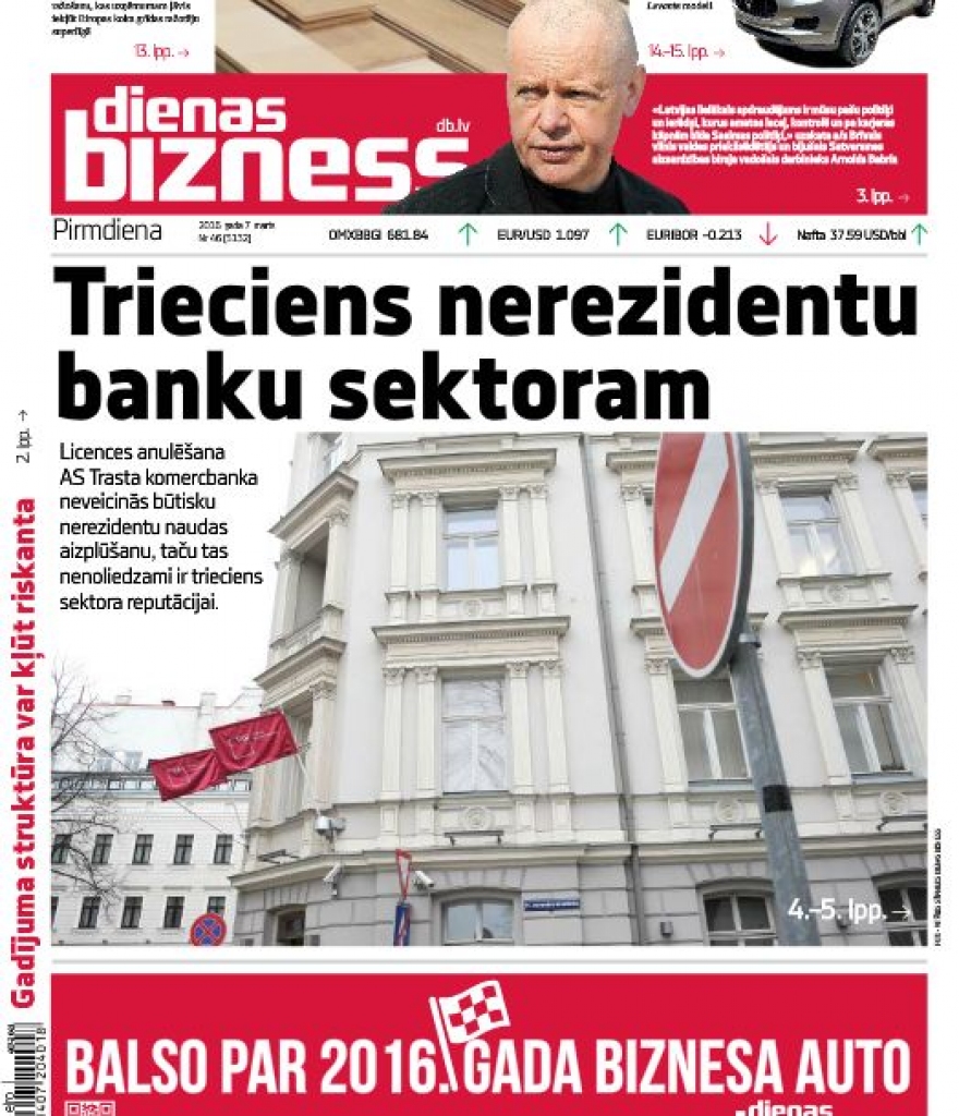 Dienas tēma: Vai Trasta komercbankas liktenis draud arī citām Latvijas kredītiestādēm?