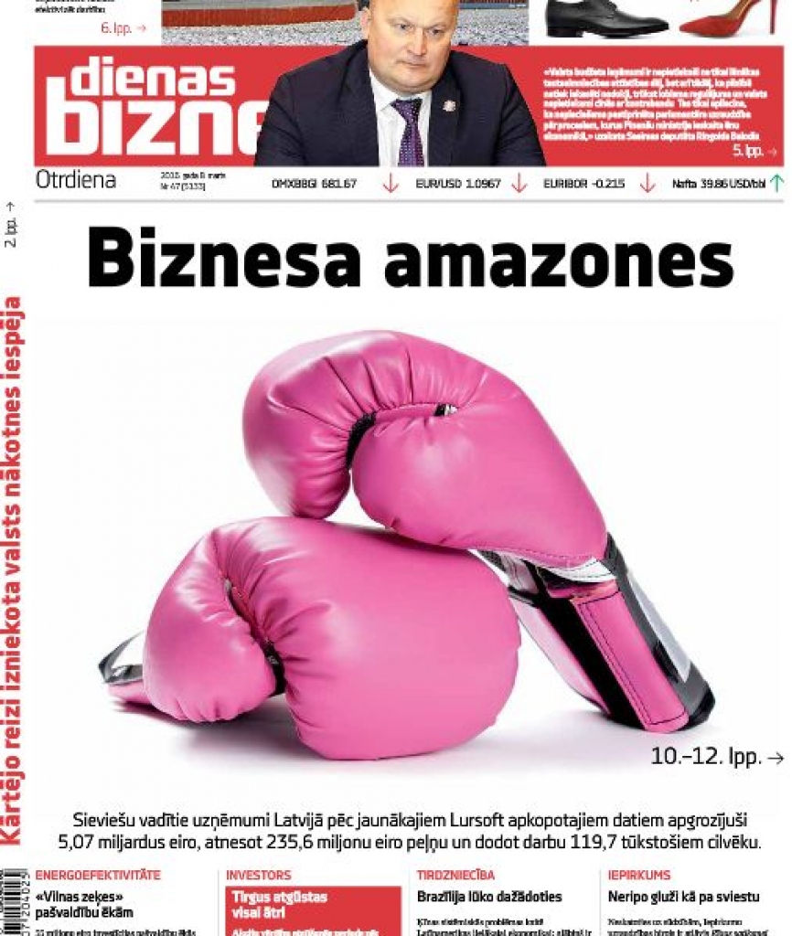 Uzņēmumu vadībā dzimumu diskriminācijas nav