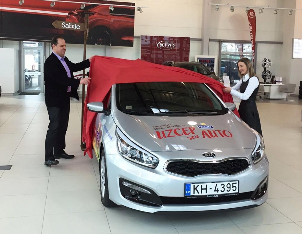 FOTO: Pasniedz Latvijas Maiznieka balvu - Kia cee'd