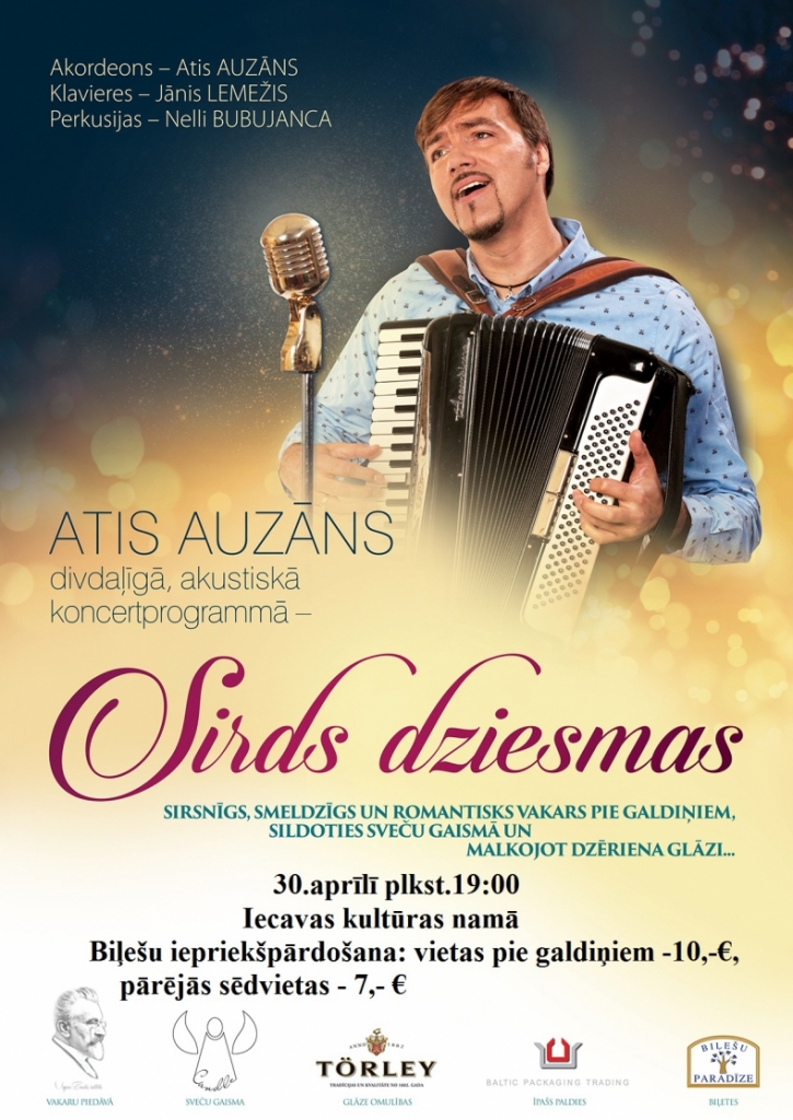 Ata Auzāna koncerts Iecavā