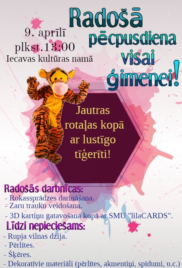 Radošā pēcpusdiena Iecavā