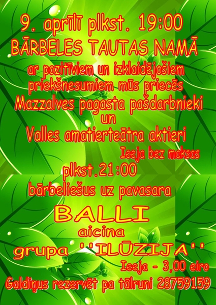 Lauku ļaužu balle Bārbelē