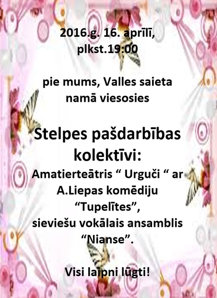 Stelpes amatiermākslas kolektīvu koncerts Vallē