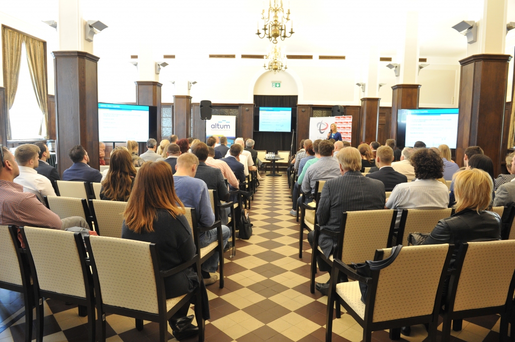 FOTO: Konferences «Piemērotākais finansējums dažādām uzņēmumu vajadzībām» norise