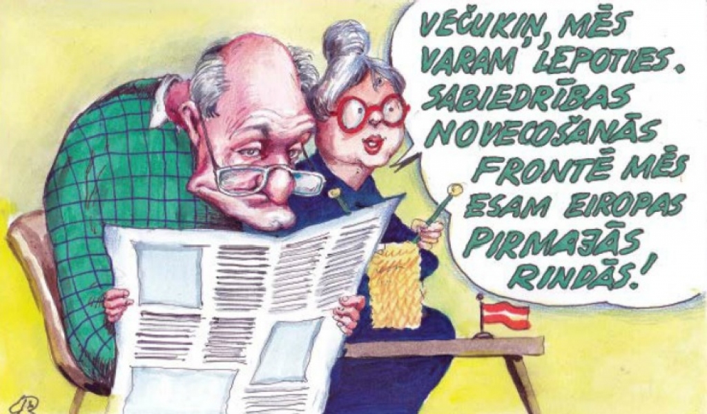 DB karikatūra: Šādai Latvijai uz ES vidējo līmeni nav ko cerēt