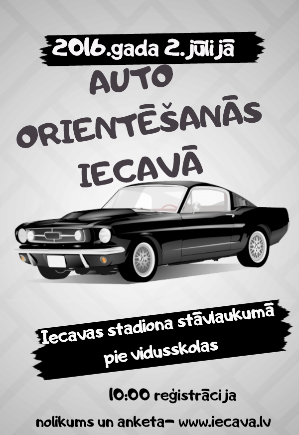 Autoorientēšanās Iecavā
