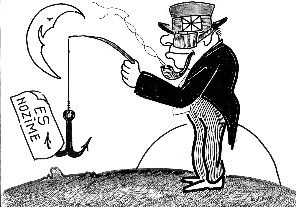 Karikatūra: UZVARA AR ZAUDĒJUMA PIEGARŠU