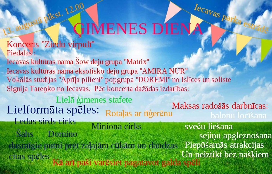 Ģimenes diena Iecavā