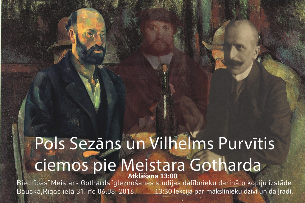 Izstādes atklāšana galerijā «Meistars Gothards»