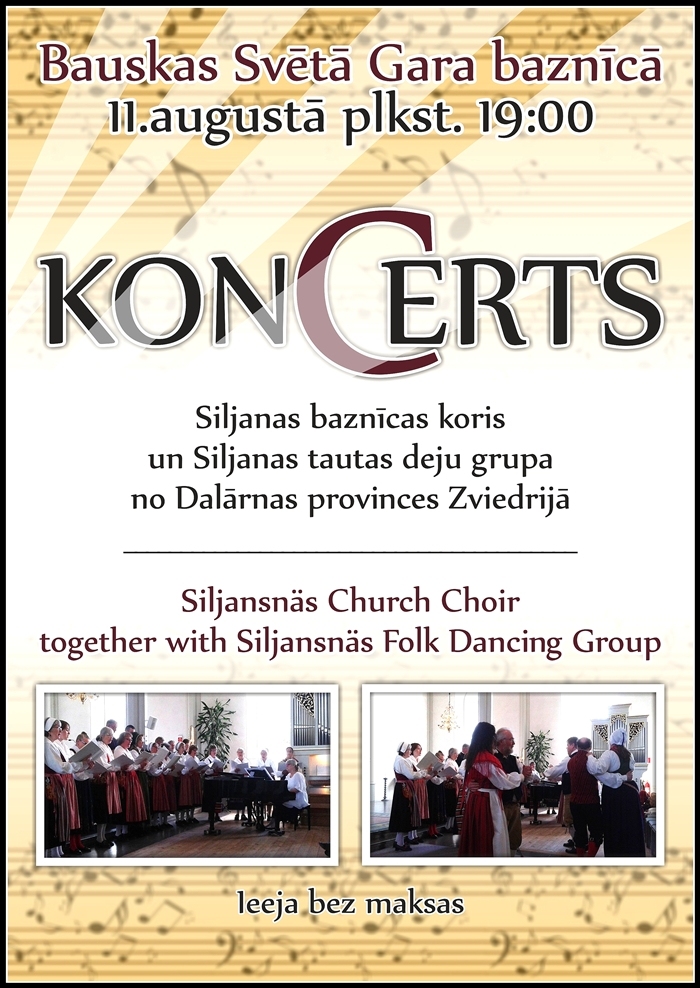 Koncerts Bauskas luterāņu baznīcā