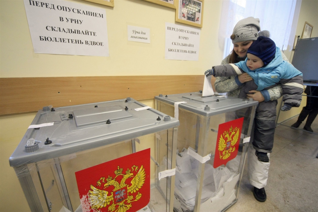 Krievijas Valsts domes vēlēšanās visvairāk balsu ieguvusi valdošā partija «Vienotā Krievija»