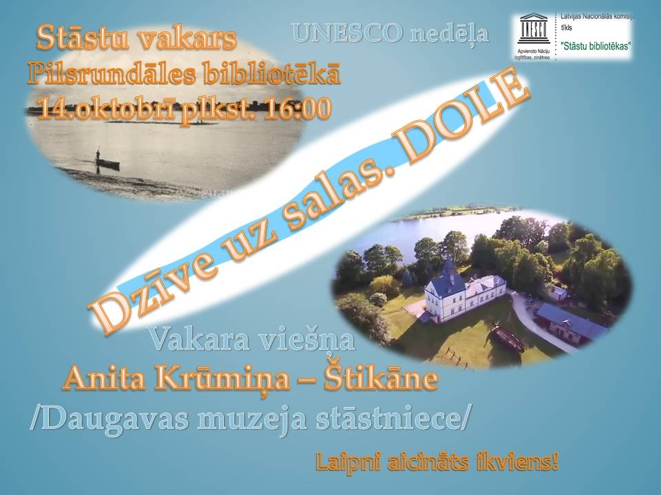 Stāstu vakars Pilsrundāles bibliotēkā