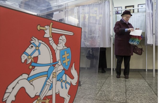 Lietuvas Seima vēlēšanās uzvarējusi Zemnieku un zaļo savienība