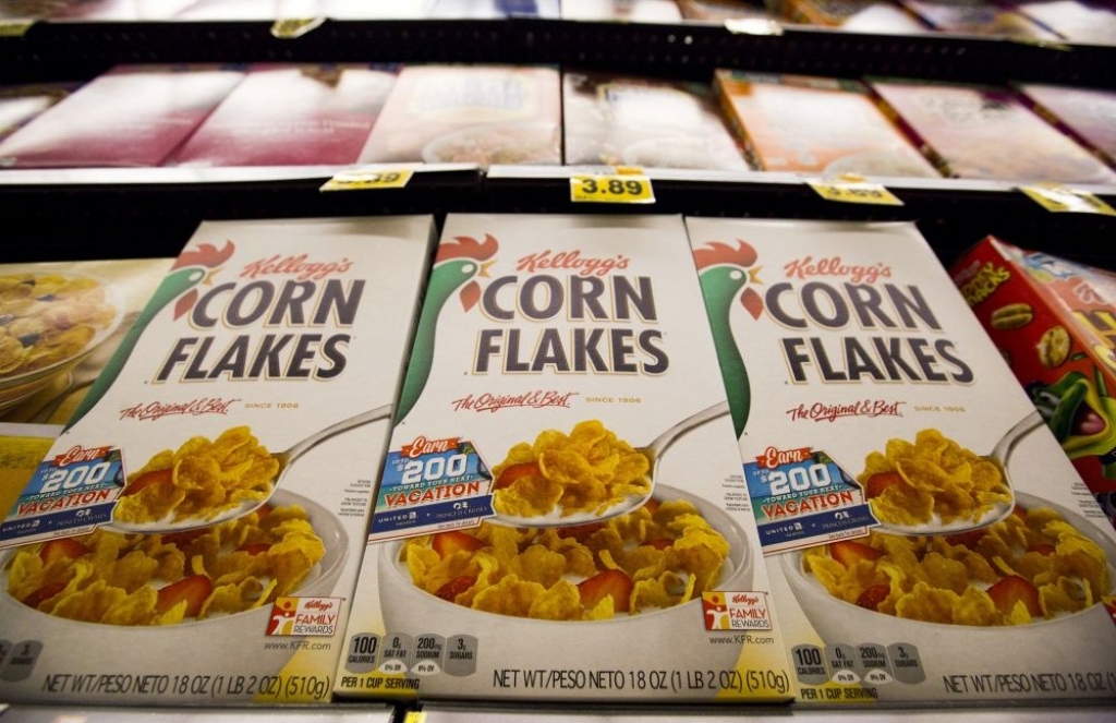 Kellogg's pārslu pārdošanas apjomi turpina samazināties