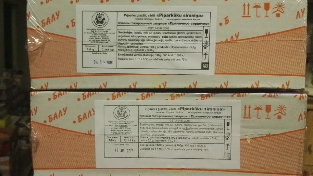 Atkal atklāj vecu pārtikas preču pārmarķēšanu