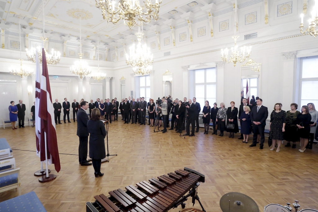 Talkas koordinatori apmeklē prezidenta pili