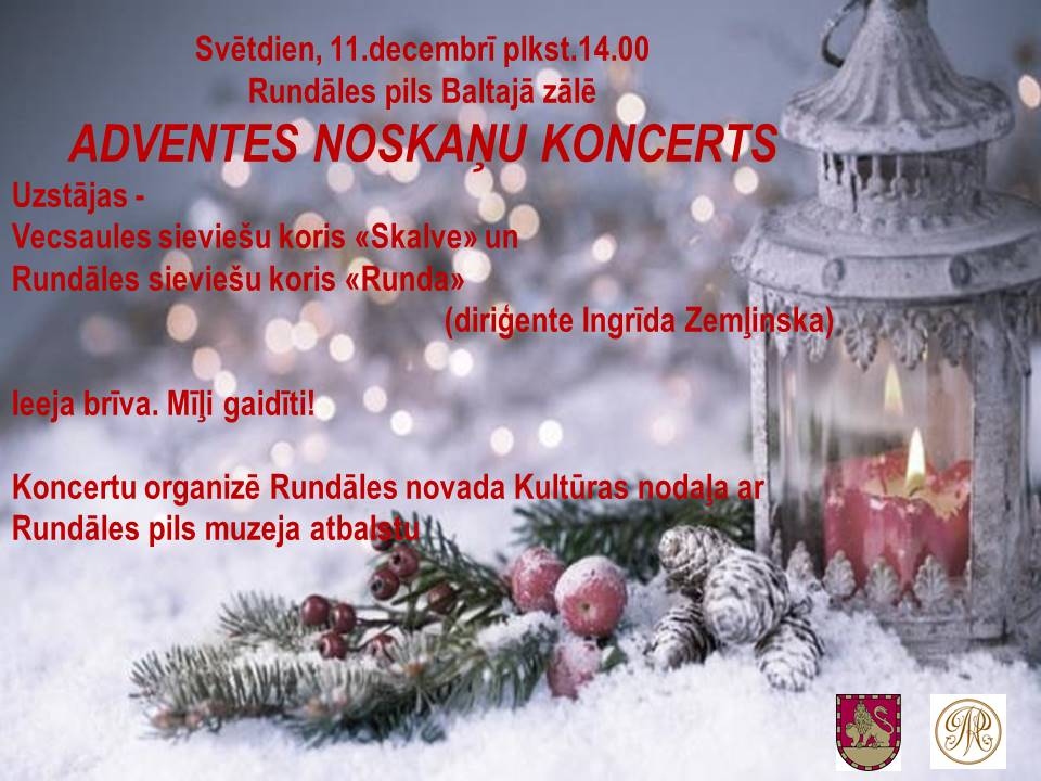 Adventes noskaņu koncerts Rundāles pilī