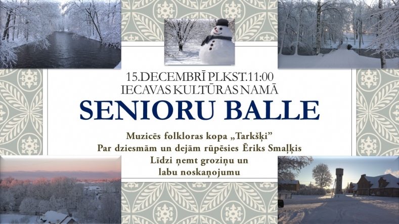 Senioru balle Iecavā