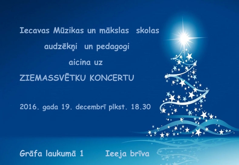 Ziemassvētku koncerts Iecavā