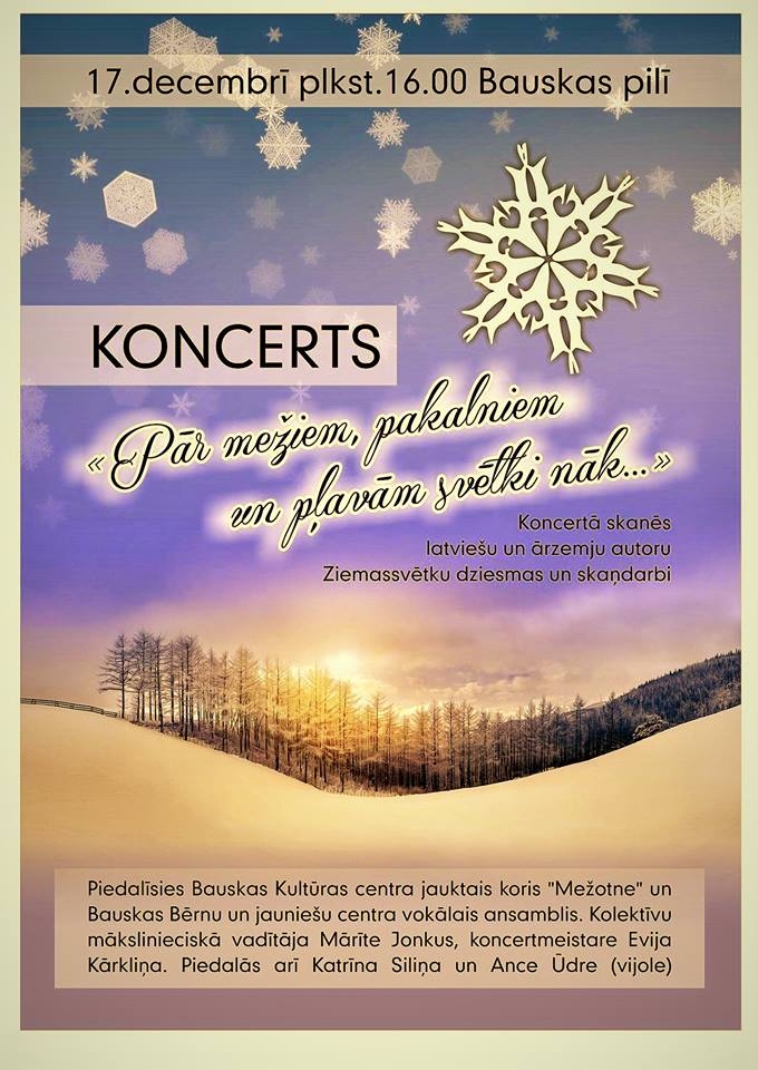 Koncerts Bauskas pilī