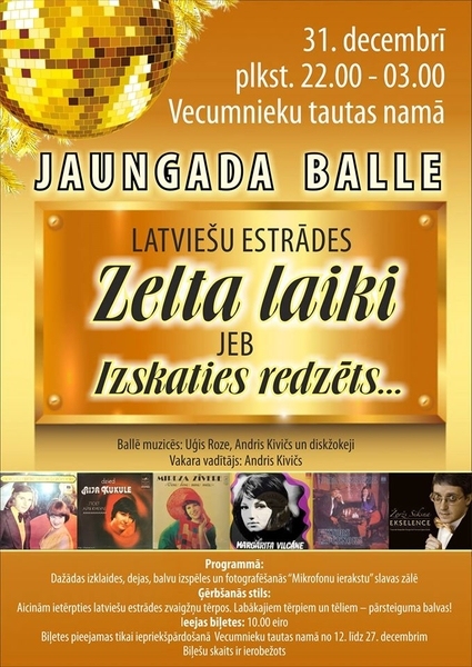Jaungada balle Vecumniekos