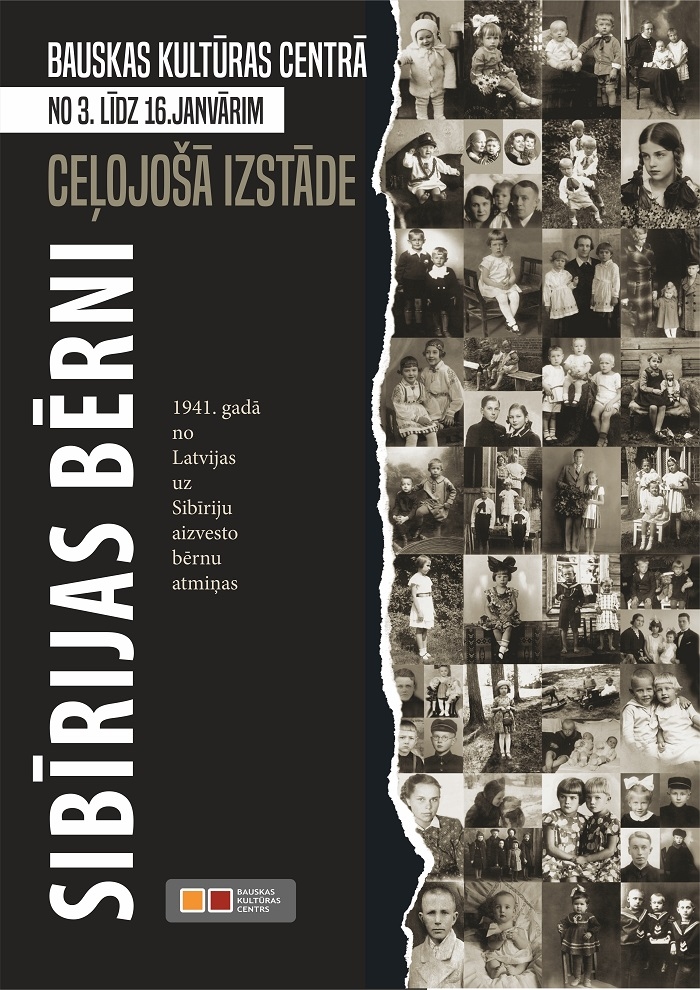 Ceļojošā izstāde «Sibīrijas bērni» Bauskā