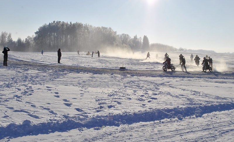 Iecavas trasē aizvadīts Latvijas čempionāta skijoringā pirmais posms