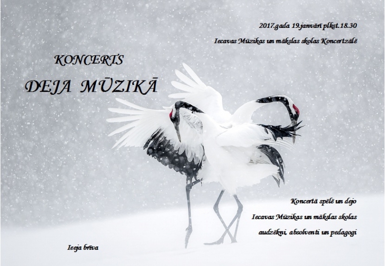 Koncerts «Deja mūzikā» Iecavā