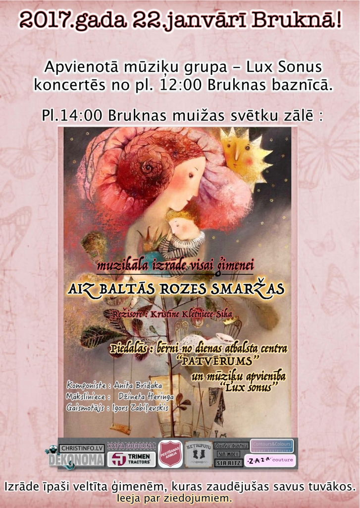 Koncerts un izrāde visai ģimenei Bruknā