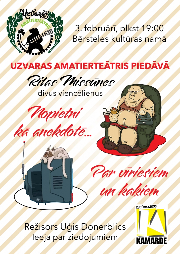 Uzvaras amatierteātra viesizrāde Bērstelē