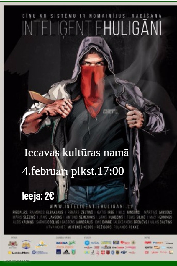 «Ghetto TV» filma «Inteliģentie huligāni» Iecavā