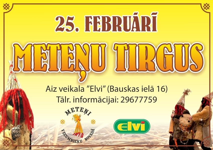 Meteņu tirgus Vecumniekos