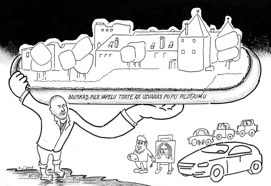 Karikatūra: LAI MŪSU NOVADI SKANĒTU TĀLU!