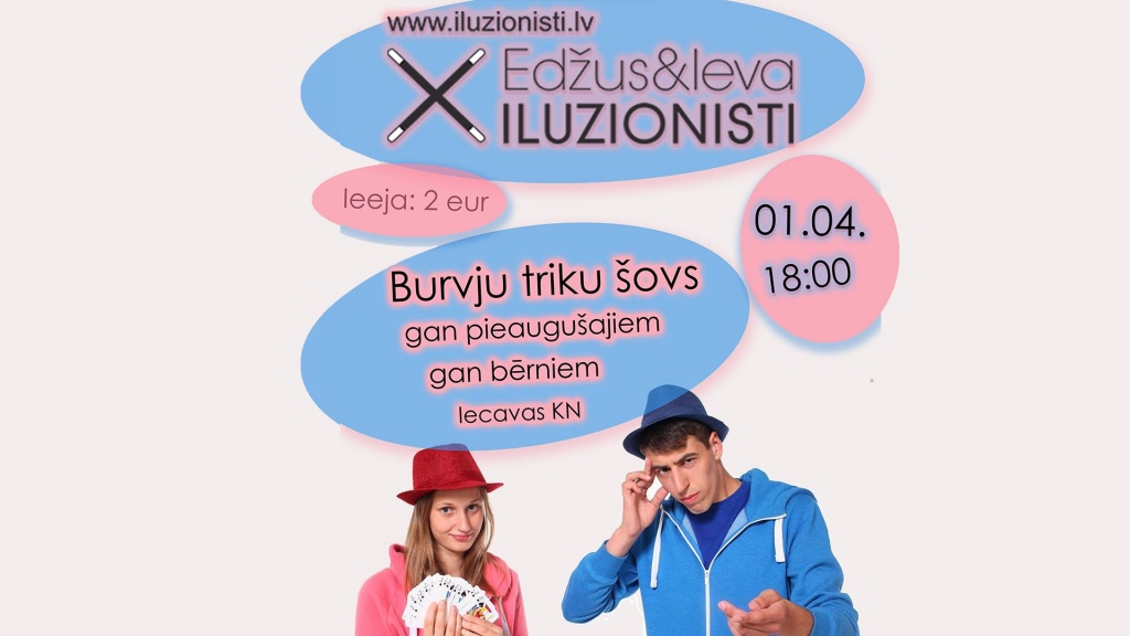Burvju triku šovs Iecavā