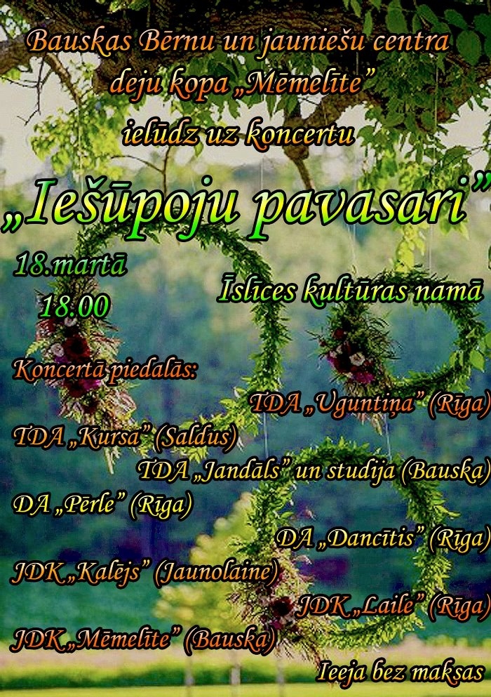 Tautas deju koncerts Rītausmās