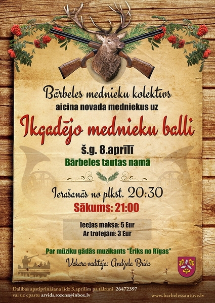 Mednieku balle Bārbelē