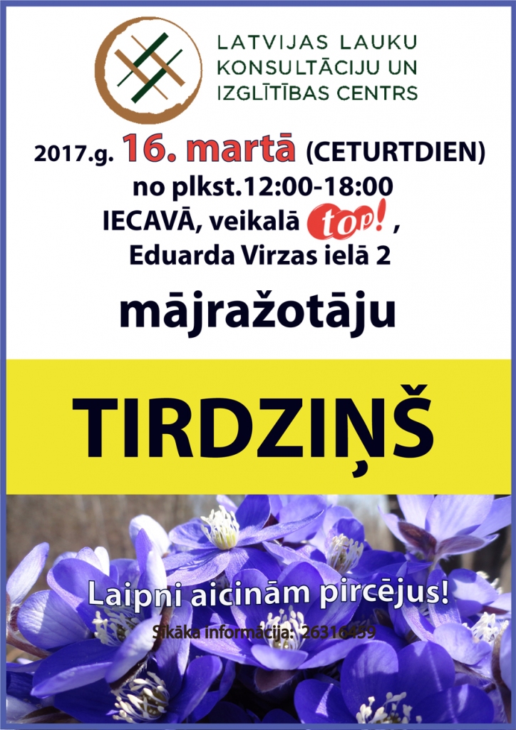 Pirmo reizi rīko mājražotāju tirdziņu Iecavas veikalā «top!»