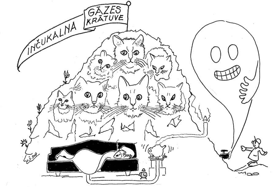 Karikatūra: VIENS VADS, DAUDZ GRIBĒTĀJU